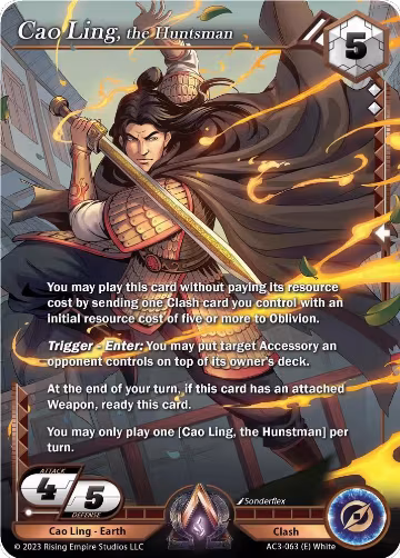 Cao Ling, the Huntsman (AC3-063) — card price