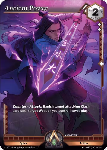 Ancient Power (AC3-080), Unrivaled — Alpha Clash card price