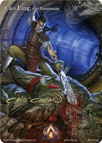 Cao Ling, the Huntsman (Iconic Art) (AC3-141), Unrivaled — Alpha Clash card price