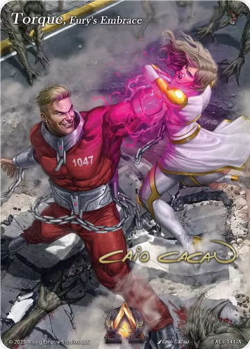 Torque, Fury's Embrace (Iconic Art) (AC3-143), Unrivaled — Alpha Clash card price