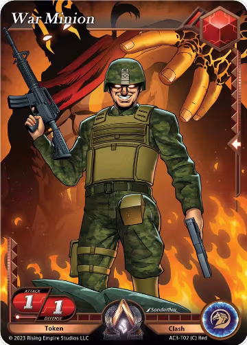 War Minion (AC3-T02), Unrivaled — Alpha Clash card price