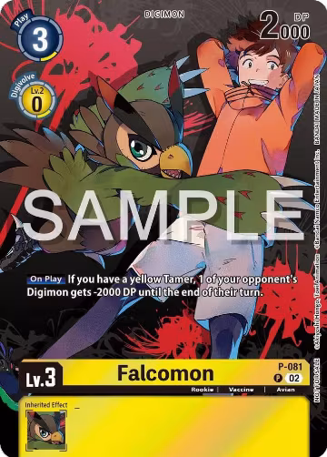 Falcomon - P-081 (Official Tournament Pack Vol.13) (P-081 P), Digimon Promotion Cards — Digimon card price