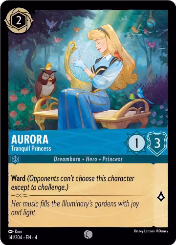 Aurora - Tranquil Princess (141/204), Ursula's Return — Lorcana card price