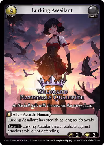 Lurking Assailant (045), Promotional Cards — Grand Archive card price