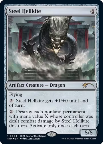 Steel Hellkite (Year of the Dragon 2024) (4), Standard Showdown Promos — Magic card price
