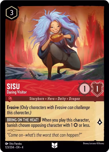 Sisu - Daring Visitor (123/204), Ursula's Return — Lorcana card price