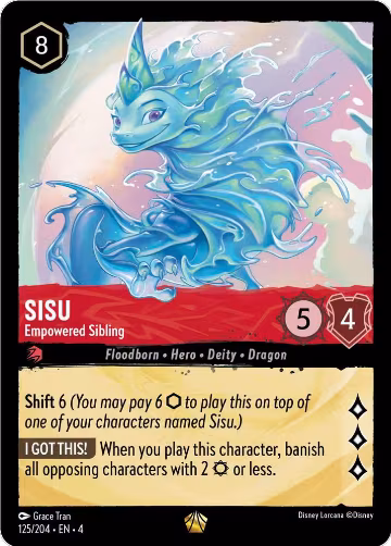 Sisu - Empowered Sibling (125/204), Ursula's Return — Lorcana card price