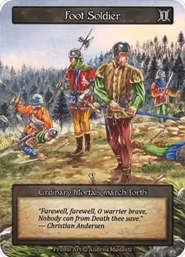 Foot Soldier (Forest), Dust Reward Promos — Sorcery card price