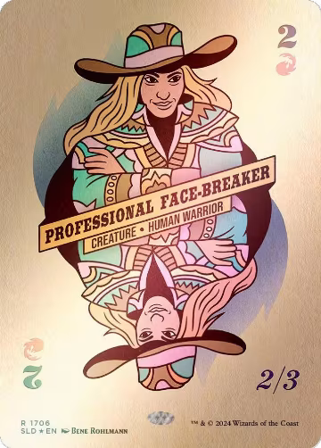 Professional Face-Breaker (Rainbow Foil) (1706), Secret Lair Drop Series — Magic card price