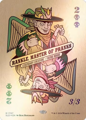 Rankle, Master of Pranks (Rainbow Foil) (1707), Secret Lair Drop Series — Magic card price