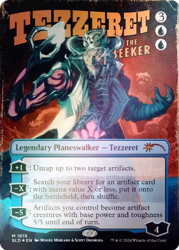 Tezzeret the Seeker (1619) (Rainbow Foil) (1619), Secret Lair Drop Series — Magic card price