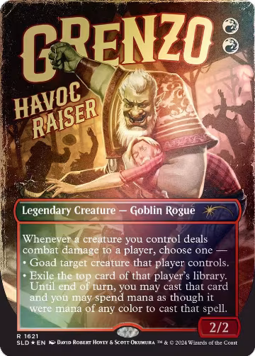 Grenzo, Havoc Raiser (Rainbow Foil) (1621), Secret Lair Drop Series — Magic card price