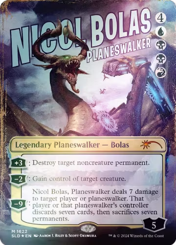 Nicol Bolas, Planeswalker (Rainbow Foil) (1622), Secret Lair Drop Series — Magic card price