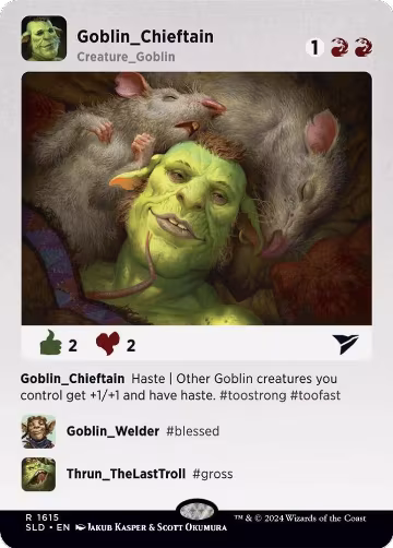 Goblin Chieftain (1615) (1615), Secret Lair Drop Series — Magic card price