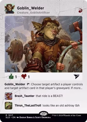 Goblin Welder (1617), Secret Lair Drop Series — Magic card price