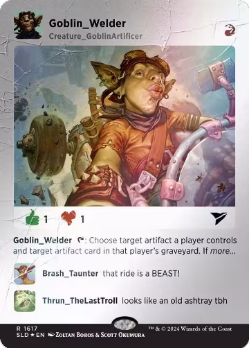 Goblin Welder (Rainbow Foil) (1617), Secret Lair Drop Series — Magic card price