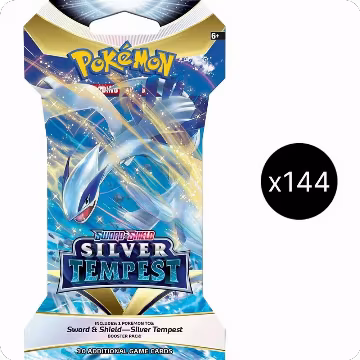 Silver Tempest Sleeved Booster Pack Case, Silver Tempest — Pokémon sealed product price