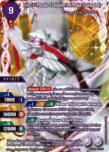 EVA-13 -Pseudo-Evolution 3rd Phase (Estimated)- (EVASAGA) (CB01-014), Collaboration Booster 01: Halo of Awakening — Battle Spirits card price