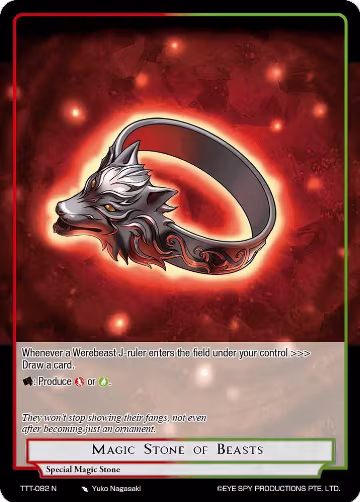 Magic Stone of Beasts (TTT-082 N), Thoth of the Trinity — Force of Will card price