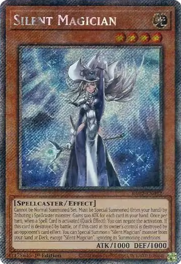 Silent Magician (Platinum Secret Rare) (RA02-EN012), 25th Anniversary Rarity Collection II — Yu-Gi-Oh! card price