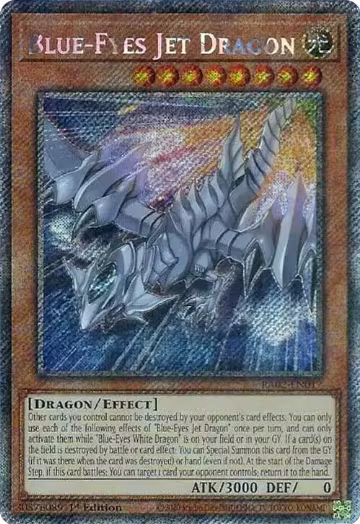 Blue-Eyes Jet Dragon (Platinum Secret Rare) (RA02-EN017), 25th Anniversary Rarity Collection II — Yu-Gi-Oh! card price