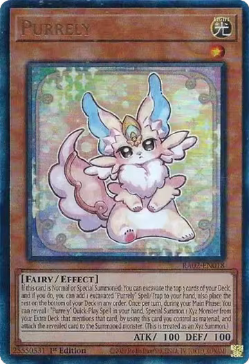 Purrely (PUR) (RA02-EN018), 25th Anniversary Rarity Collection II — Yu-Gi-Oh! card price