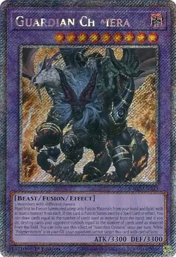 Guardian Chimera (Platinum Secret Rare) (RA02-EN023), 25th Anniversary Rarity Collection II — Yu-Gi-Oh! card price