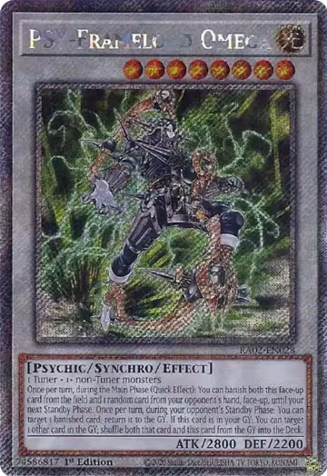 PSY-Framelord Omega (Platinum Secret Rare) (RA02-EN028), 25th Anniversary Rarity Collection II — Yu-Gi-Oh! card price