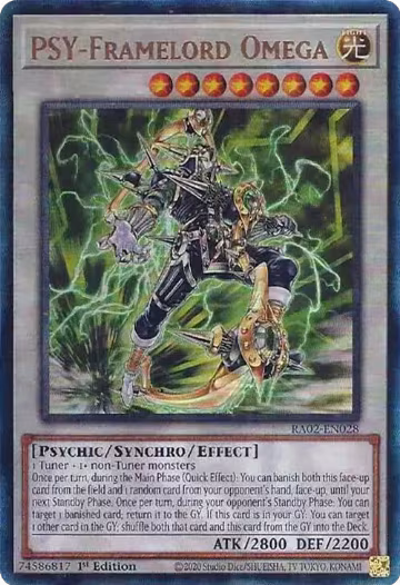 PSY-Framelord Omega (PUR) (RA02-EN028), 25th Anniversary Rarity Collection II — Yu-Gi-Oh! card price