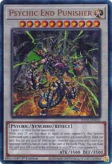 Psychic End Punisher (PUR) (RA02-EN032), 25th Anniversary Rarity Collection II — Yu-Gi-Oh! card price