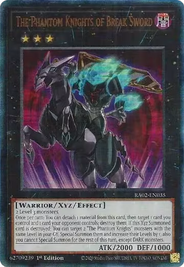 The Phantom Knights of Break Sword (PUR) (RA02-EN035), 25th Anniversary Rarity Collection II — Yu-Gi-Oh! card price