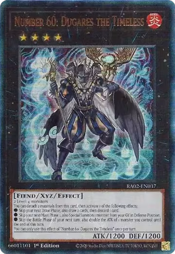 Number 60: Dugares the Timeless (PUR) (RA02-EN037), 25th Anniversary Rarity Collection II — Yu-Gi-Oh! card price