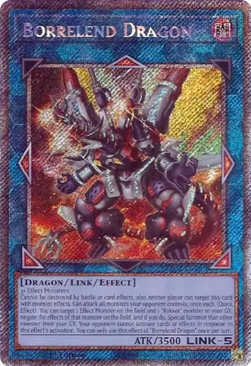 Borrelend Dragon (Platinum Secret Rare) (RA02-EN043), 25th Anniversary Rarity Collection II — Yu-Gi-Oh! card price