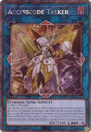 Accesscode Talker (Platinum Secret Rare) (RA02-EN044), 25th Anniversary Rarity Collection II — Yu-Gi-Oh! card price