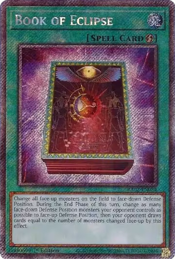 Book of Eclipse (Platinum Secret Rare) (RA02-EN054), 25th Anniversary Rarity Collection II — Yu-Gi-Oh! card price