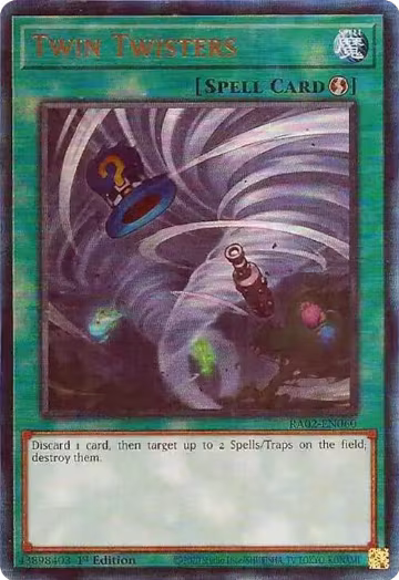 Twin Twisters (PUR) (RA02-EN060), 25th Anniversary Rarity Collection II — Yu-Gi-Oh! card price
