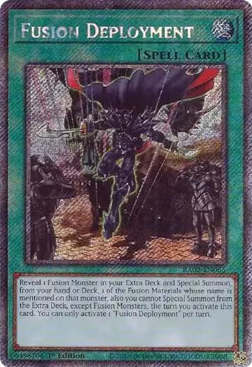Fusion Deployment (Platinum Secret Rare) (RA02-EN065), 25th Anniversary Rarity Collection II — Yu-Gi-Oh! card price