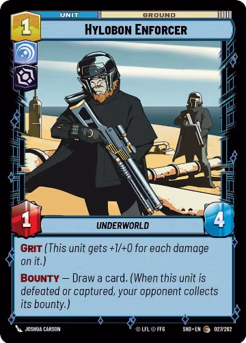 Hylobon Enforcer (027/262), Shadows of the Galaxy — Star Wars card price