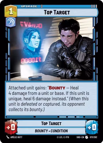 Top Target (071/262), Shadows of the Galaxy — Star Wars card price