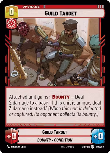 Guild Target (173/262), Shadows of the Galaxy — Star Wars card price