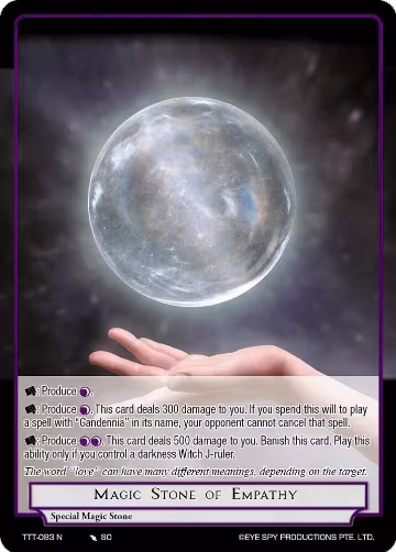 Magic Stone of Empathy (TTT-083 N), Thoth of the Trinity — Force of Will card price