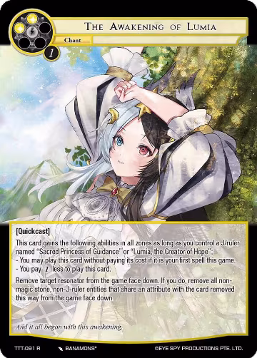 The Awakening of Lumia (TTT-091 R), Thoth of the Trinity — Force of Will card price