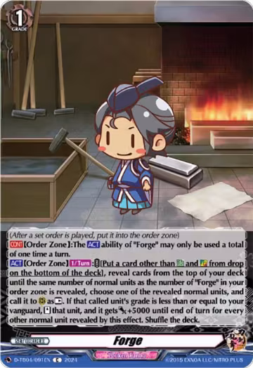 Forge (D-TB04/091EN), D-TB04: Touken Ranbu ONLINE 2023 — Vanguard card price