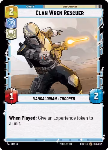 Clan Wren Rescuer (040/262), Shadows of the Galaxy — Star Wars card price