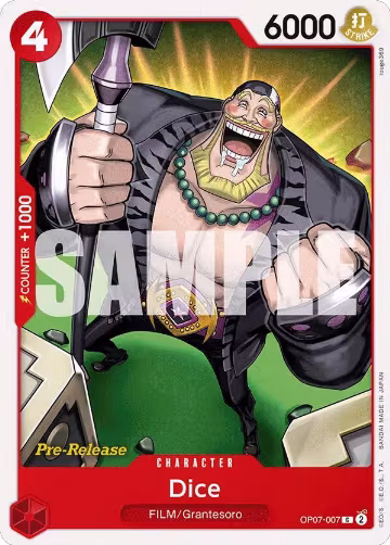 Dice (OP07-007), 500 Years in the Future Pre-Release Cards — One Piece card price