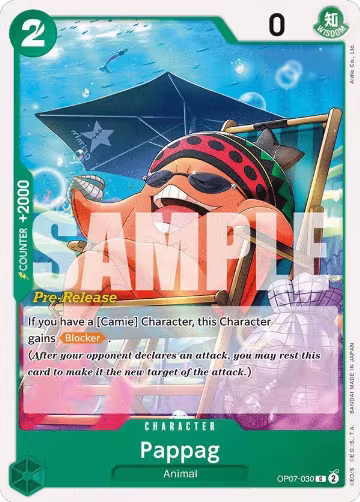 Pappag (OP07-030), 500 Years in the Future Pre-Release Cards — One Piece card price