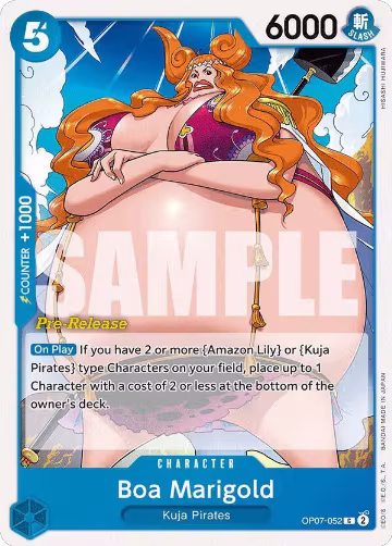 Boa Marigold (OP07-052), 500 Years in the Future Pre-Release Cards — One Piece card price