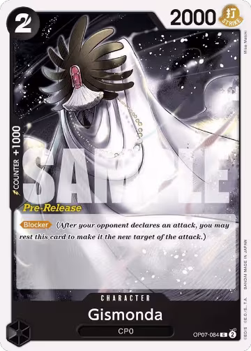 Gismonda (OP07-084), 500 Years in the Future Pre-Release Cards — One Piece card price