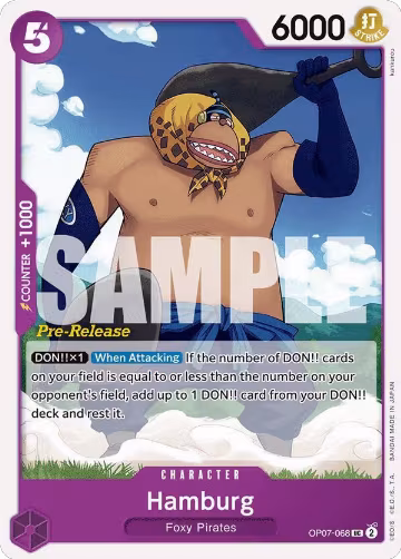 Hamburg (OP07-068), 500 Years in the Future Pre-Release Cards — One Piece card price