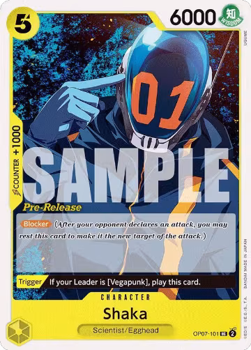 Shaka (OP07-101), 500 Years in the Future Pre-Release Cards — One Piece card price